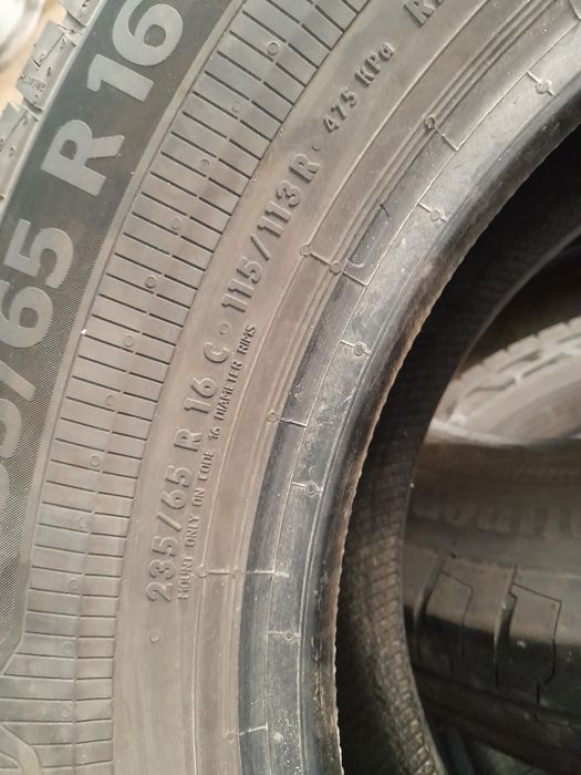 Set 4 Anvelope 235-65-16 C cu DOT 2023 Continental ca NOI
