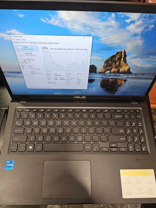 Hope Amanet P5-Laptop Asus Vivobook F1500E,i5-1135G7 / 8 RAM/ 512 SSD