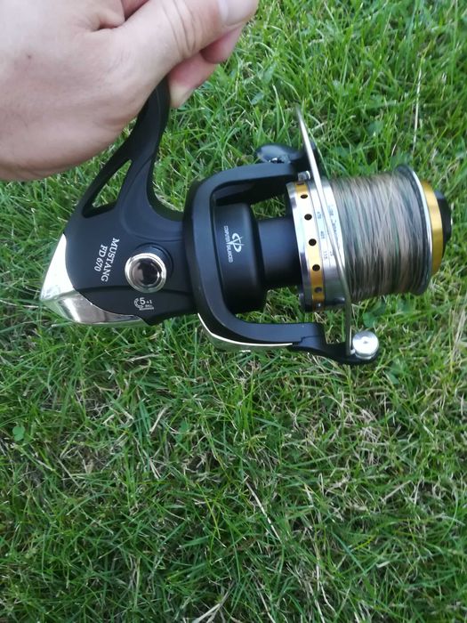 Мощна макара с проблем в бигела.