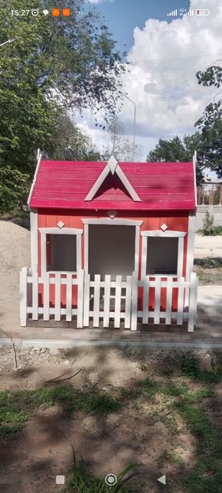 Детские деревянные домики