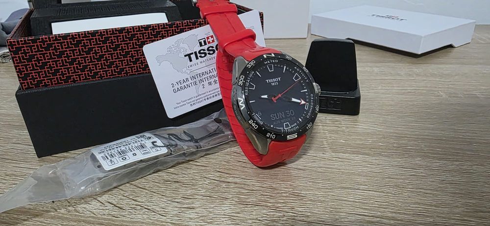 Tissot T Touch Coonect Titanium full box 2 bratari