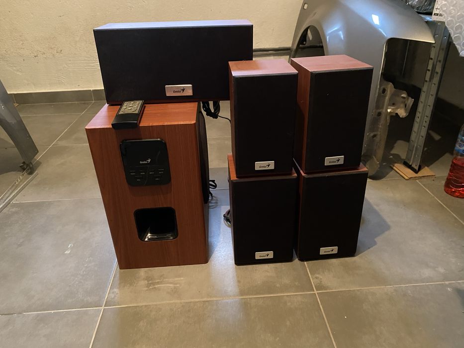 Аудио система, субуфер със 5 колони