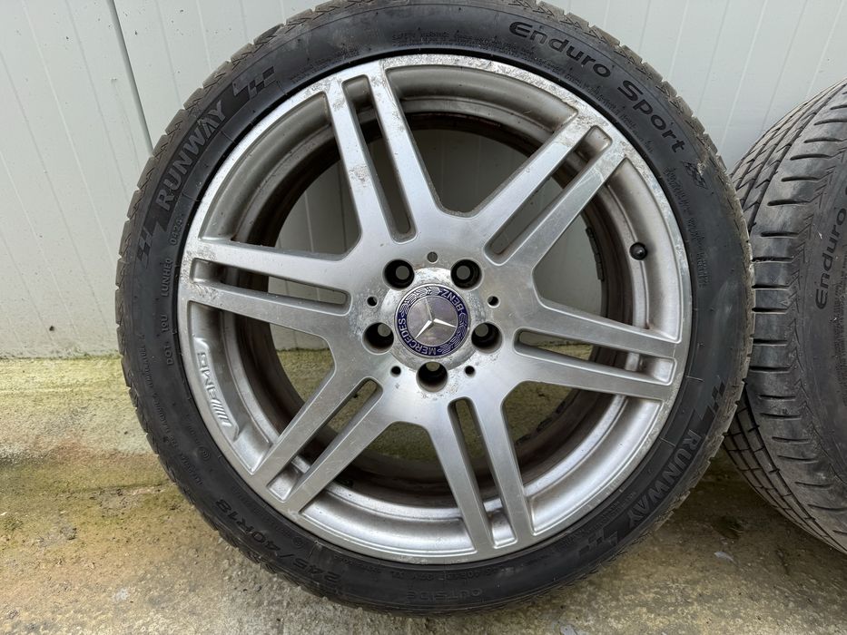 4 бр оригинални джанти 18ки спорт пакет Mercedes W212 AMG с нови гуми