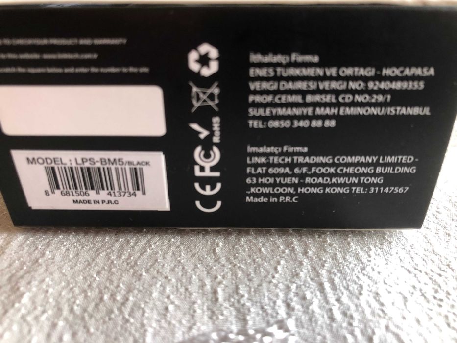 Преносима Bluetooth колонка LinkTech LPS-BM5 Premium Mini Bass, нова