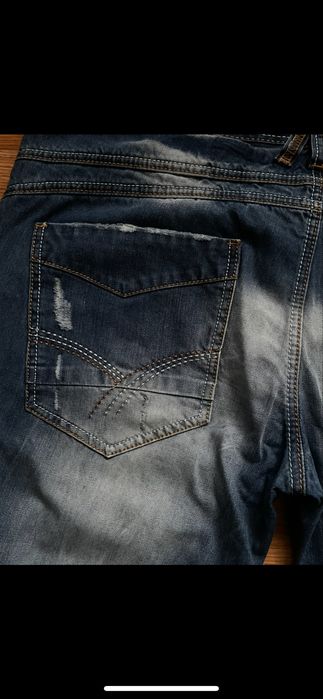 Мъжки скъсани дънки distressed ripped jeans
