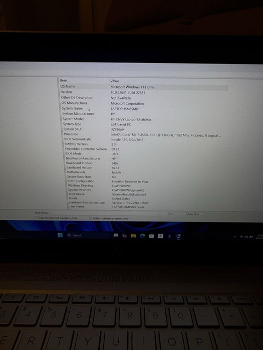 Лаптоп HP Envy 13,3 Touchscreen