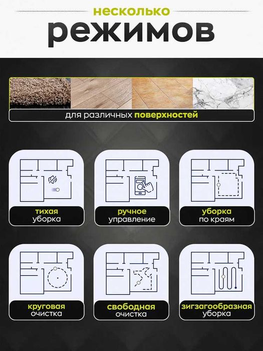 Моющий робот пылесос с влажной и сухой уборкой "OULESTOR"