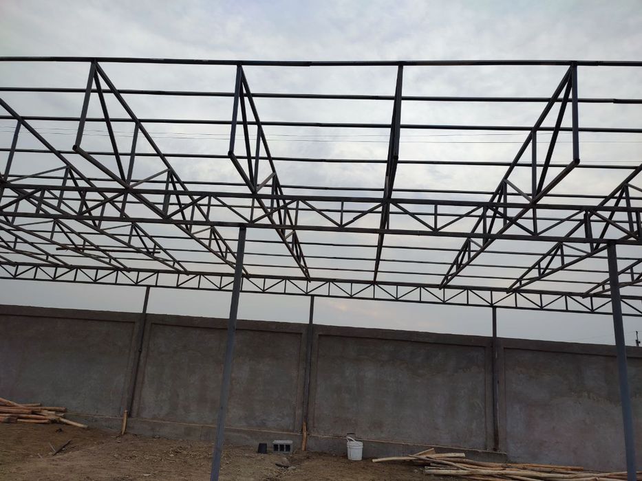 Темир профилдан навес сотилади 24 × 7 размерда