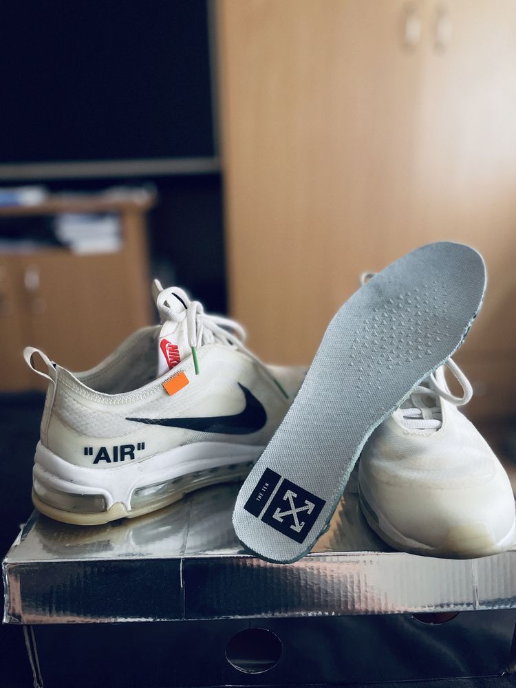 Air max 97 off white online blanche