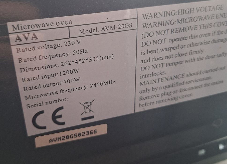 СВЧ печь. Микроволновка