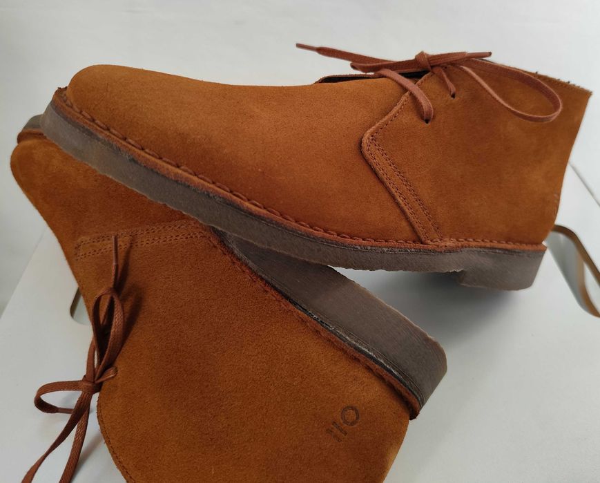 Ghete chukka 41 40 43 premium PURO EGO NOI piele naturala moale camel