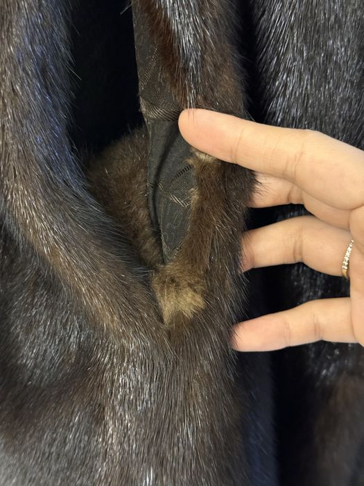 Натуральная норковая шуба