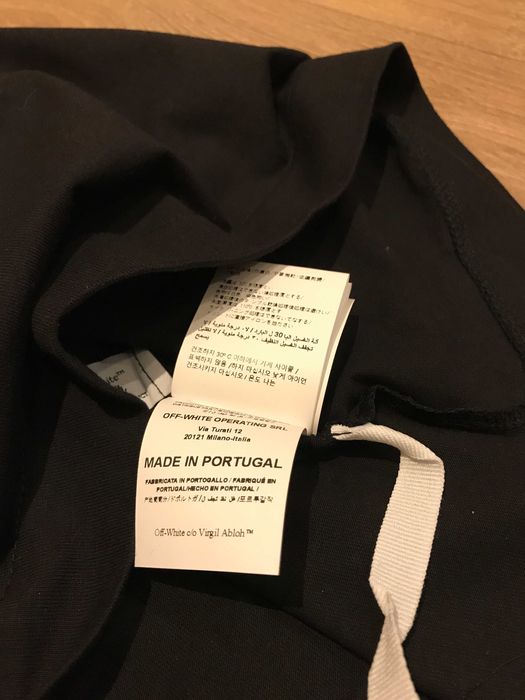 OFF-WHITE PAINT SCRIPT skate тениска, размер: S