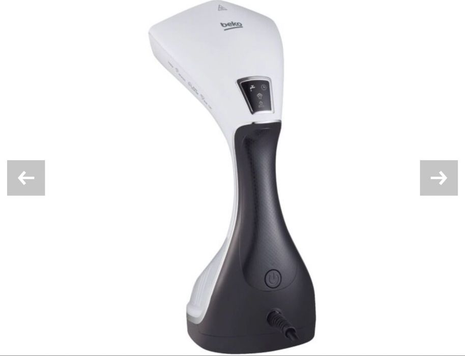 BEKO STM6120W Aparat de călcat vertical, 2200W, 25g/min, 230ml, talpă ceramică, Alb