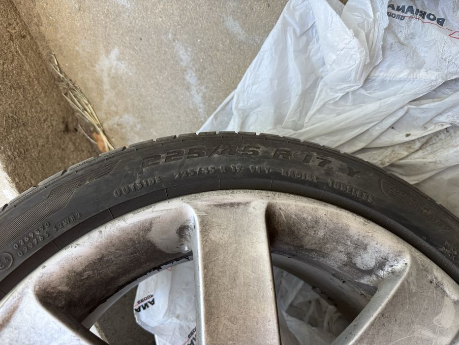 Джанти със Гуми от BMW E46 225/45 17