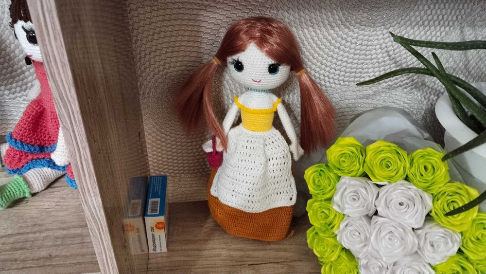 Вязанные игрушки, ручная работа