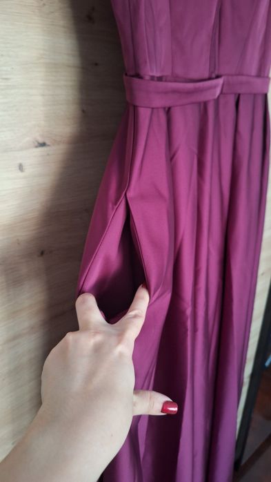 Rochie lunga tafta marimea L