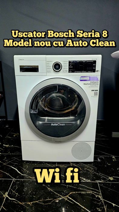 Uscator de haine Bosch Siemens Aeg modele noi A+++ Economice wi fi