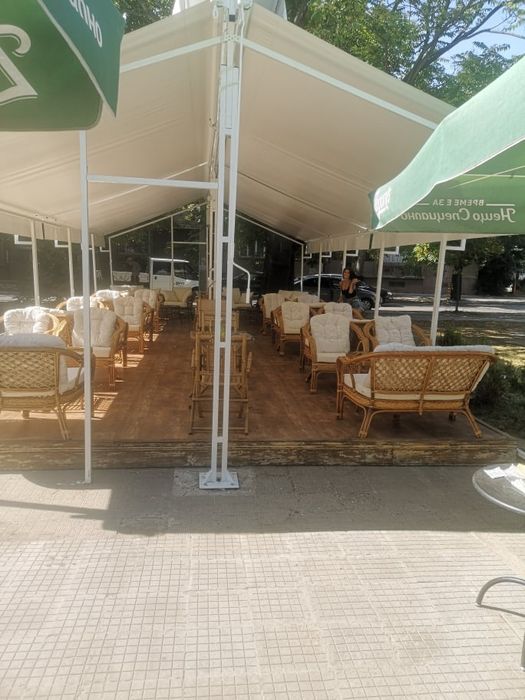 Слънцезащитен и ветроустойчив преместваем навес-тента