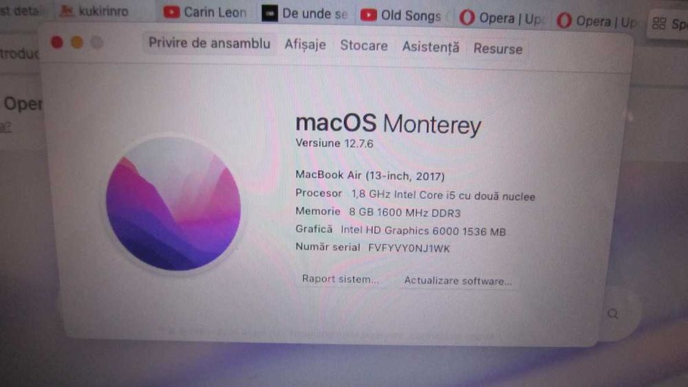 Laptop MacBook Air 2017
