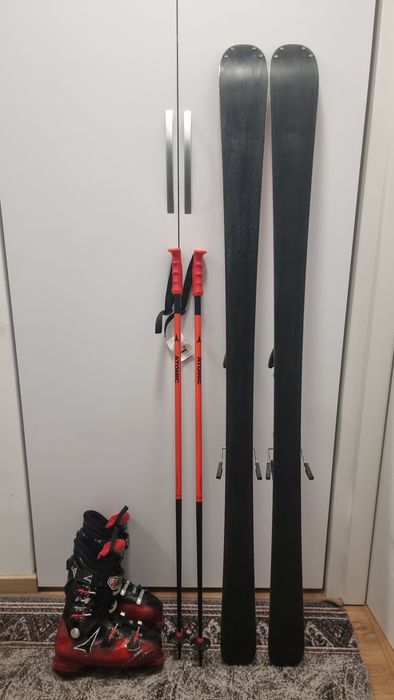 Atomic ski+clapari +bete