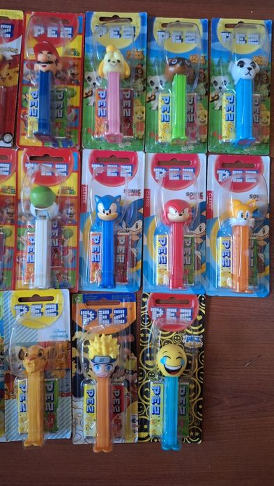 PEZ Nintendo колекция + анимационни герои / неотваряни / нови