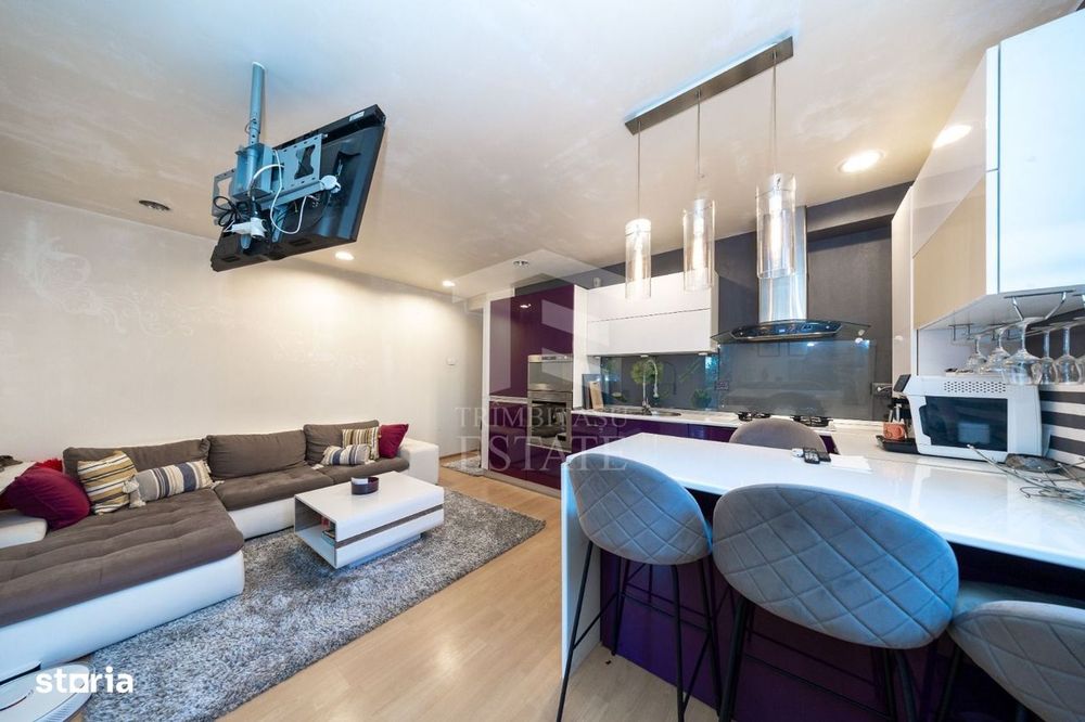 Sânpetru-Apartament cu 3 camere+terasa 20 mp