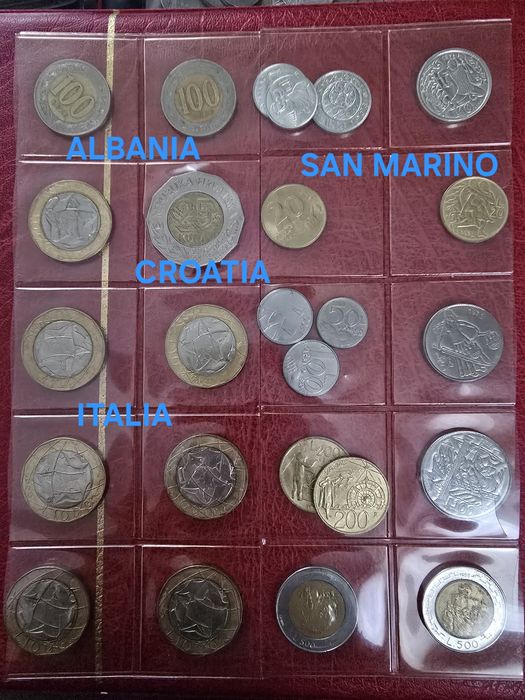 Monede vechi și actuale