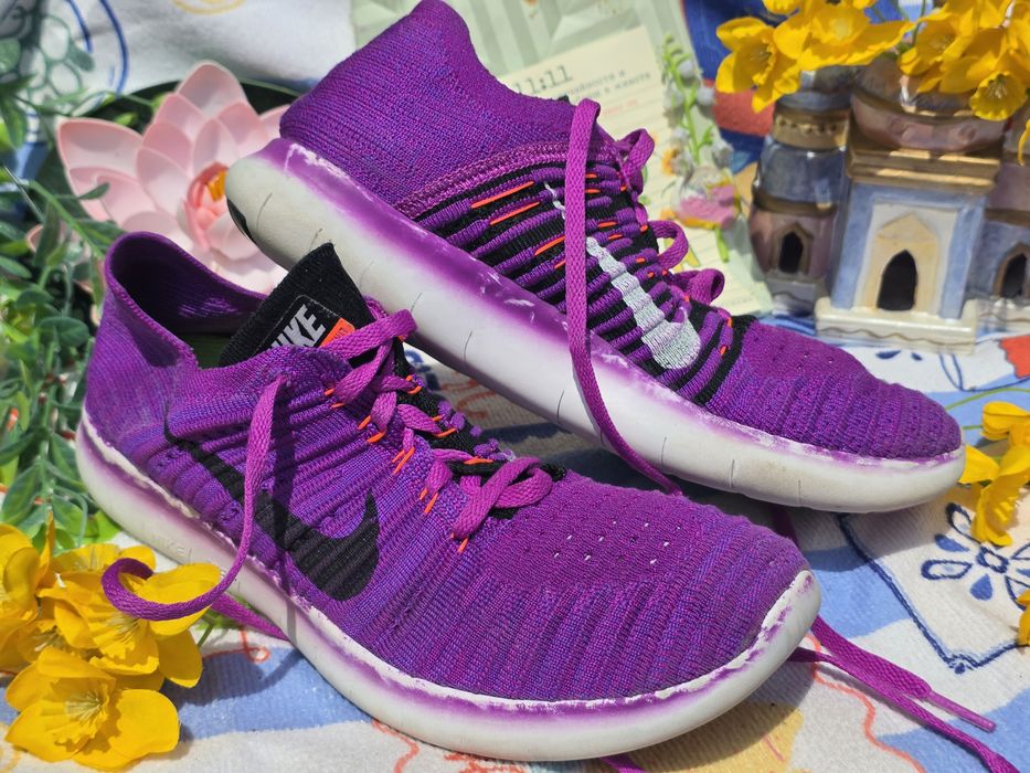 Nike Free Run лилави кецове