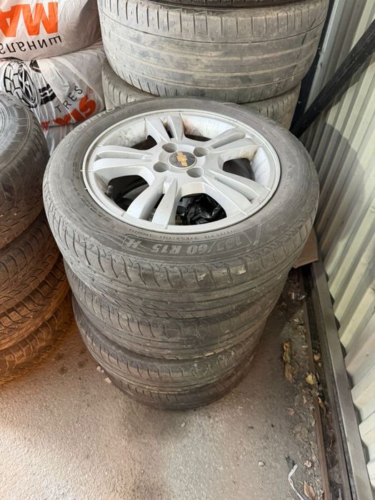 Летняя резина с дисками на chevrolet nexia