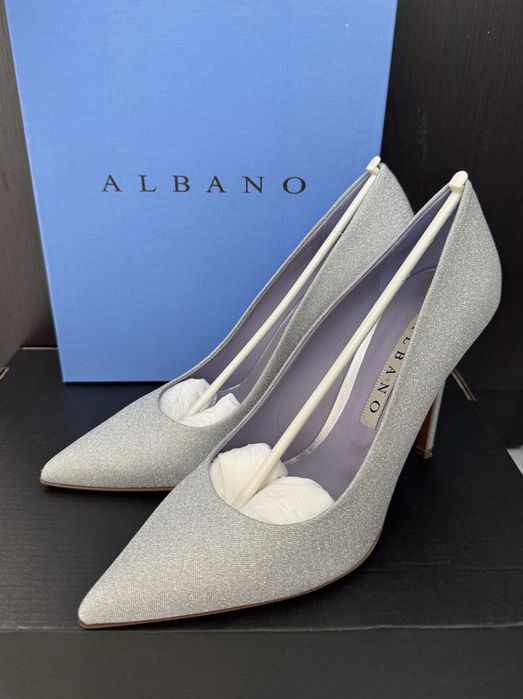 Сребърни токчета ALBANO