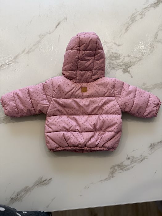 Зимно бебешко яке Benetton, размер 62 см, 3-6м.Ново!