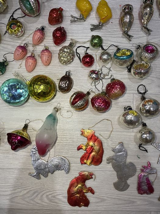 Елочные игрушки винтаж