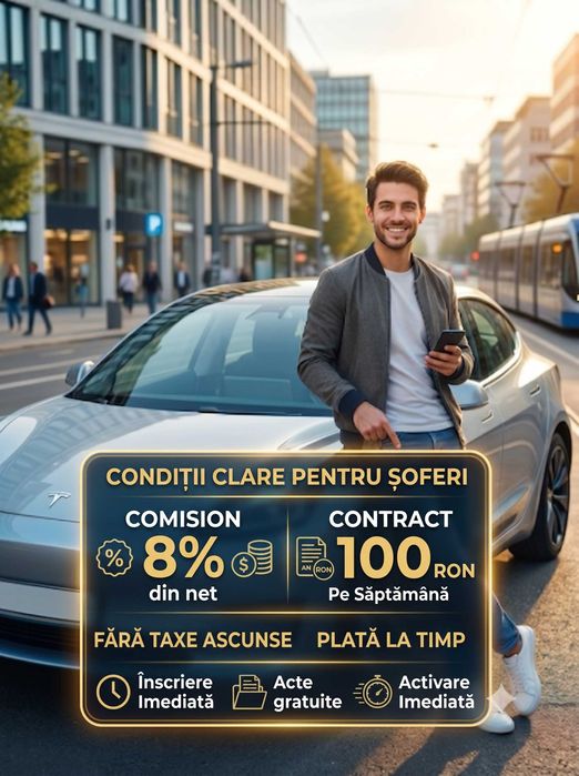 Flota Uber | Flota Bolt | Angajam - Sofer Uber | Sofer Bolt | Masini de inchiriat Ridesharing | Activare Imediata | Bucuresti