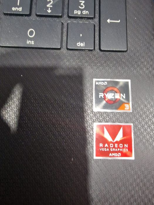 Современный новый ноутбук hp ryzen 3