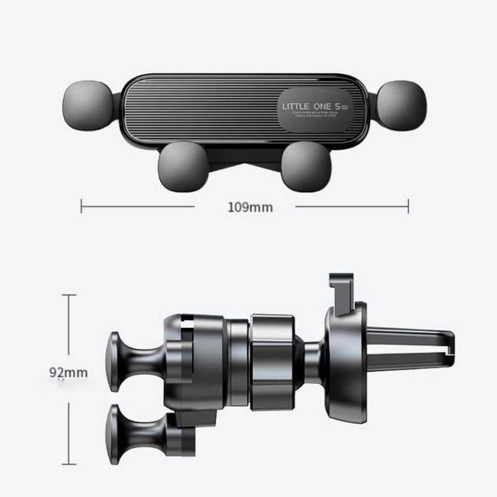 Стойка за телефон LITTLE ONE S New – Бяла / черна