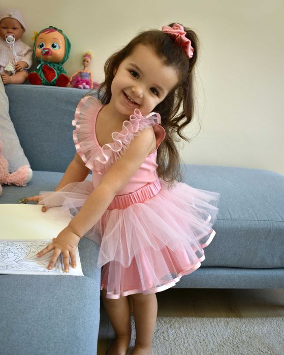 Детски официален комплект за момиче- рожден ден/кръщене/сватба