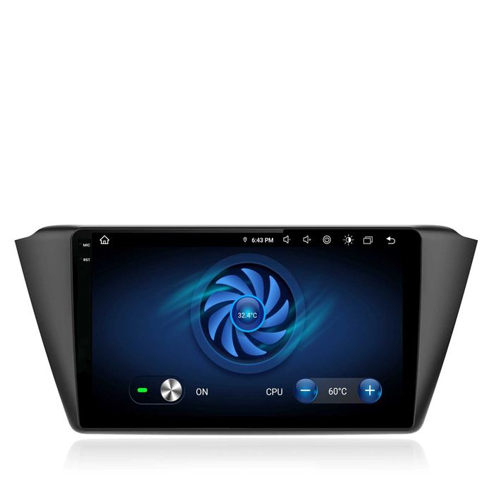 Navigatie Dedicata Skoda Fabia (2014-2019), 9Inch, Bluetooth, CarPlay