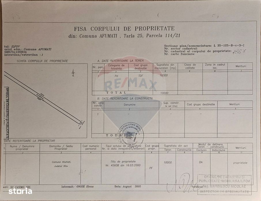 Teren 10,000mp Afumati | Padure | Soseaua Petrachioaia