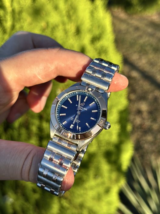 Breitling Chronomat  Blue Dial 36,mm lady