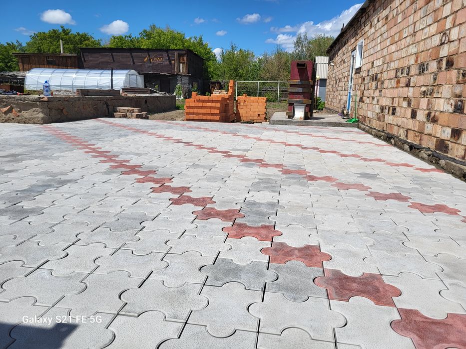 Укладка брусчатки
