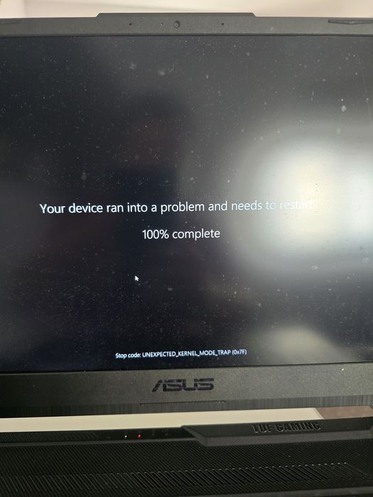 Laptop ASUS TUF Gaming A15, AMD Ryzen 7-4800.  GTX 1660 Ti 6GB, 16GB DDR4, SSD 512GB, partial Defect!