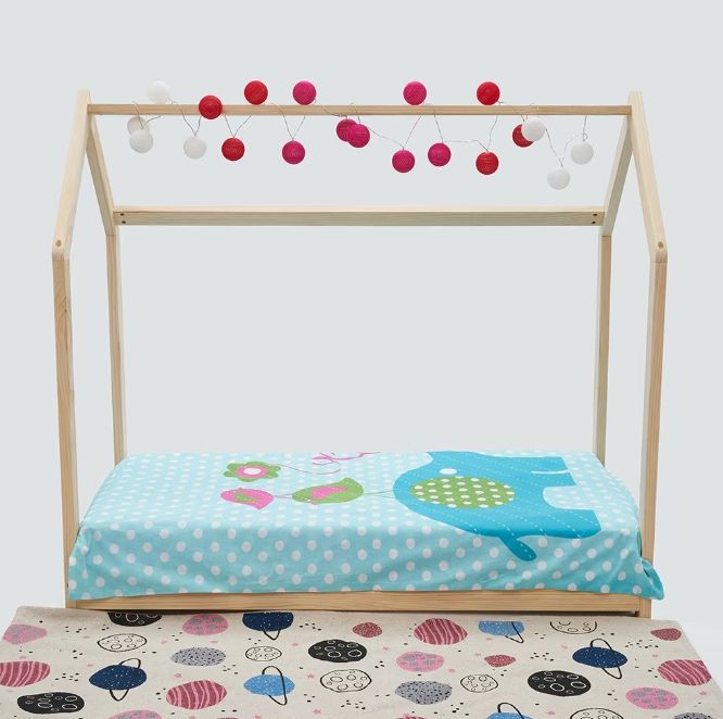 Pat copii din lemn sigilat