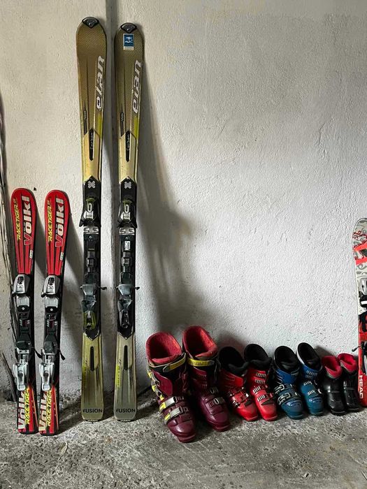 Ски ,ски обувки, ски щеки