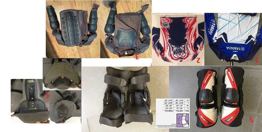 Екипи каски очила ръкавици яки FOX  Airoh Aviator Acerbis Oakley Leatt