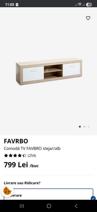 Vând comoda tv jysk