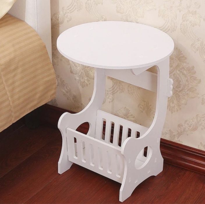 Кръгла масичка нощно шкафче 45х60см