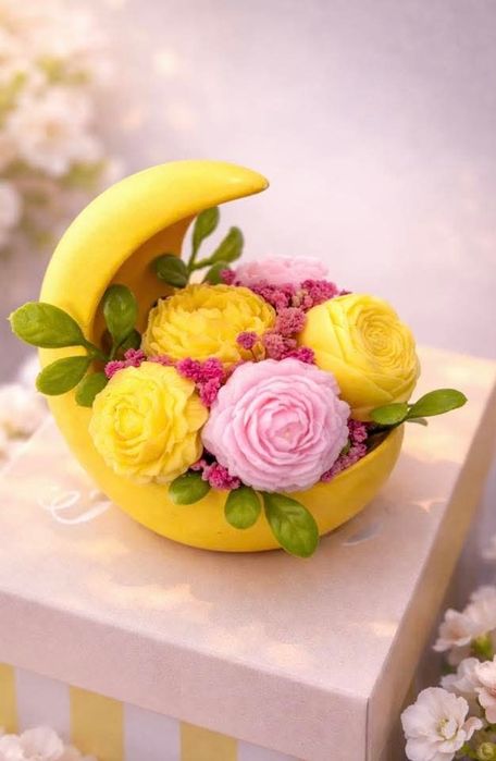 Aranjamente 1, 8 martie din ceara de soia