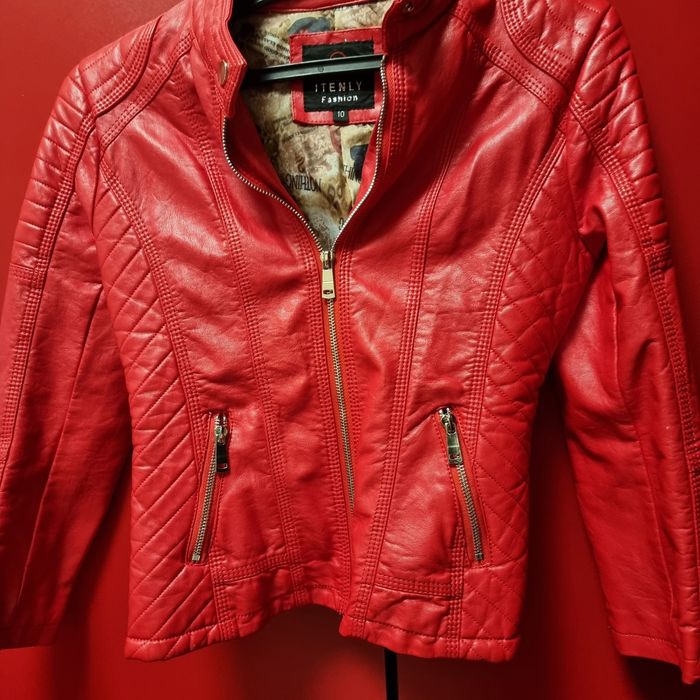 Greaca copii  rosie de piele