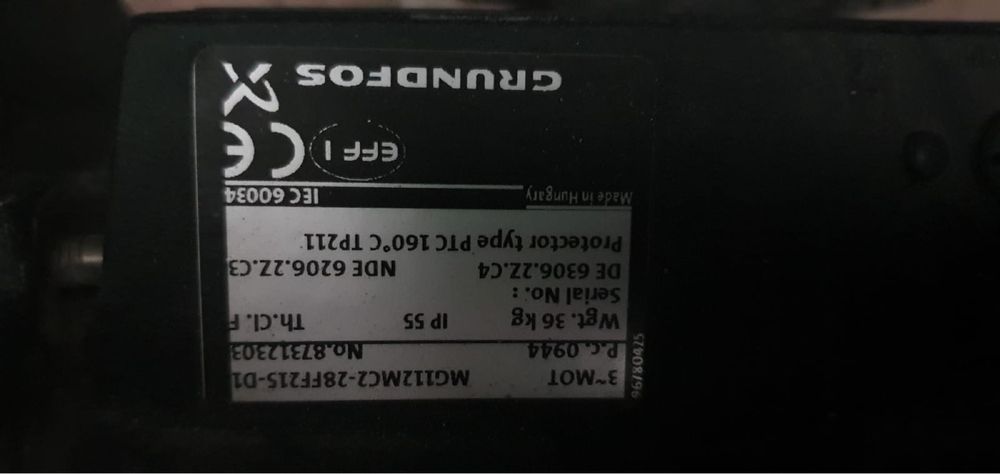 Grundfos TP 65-260/2 A-F-A BAQE